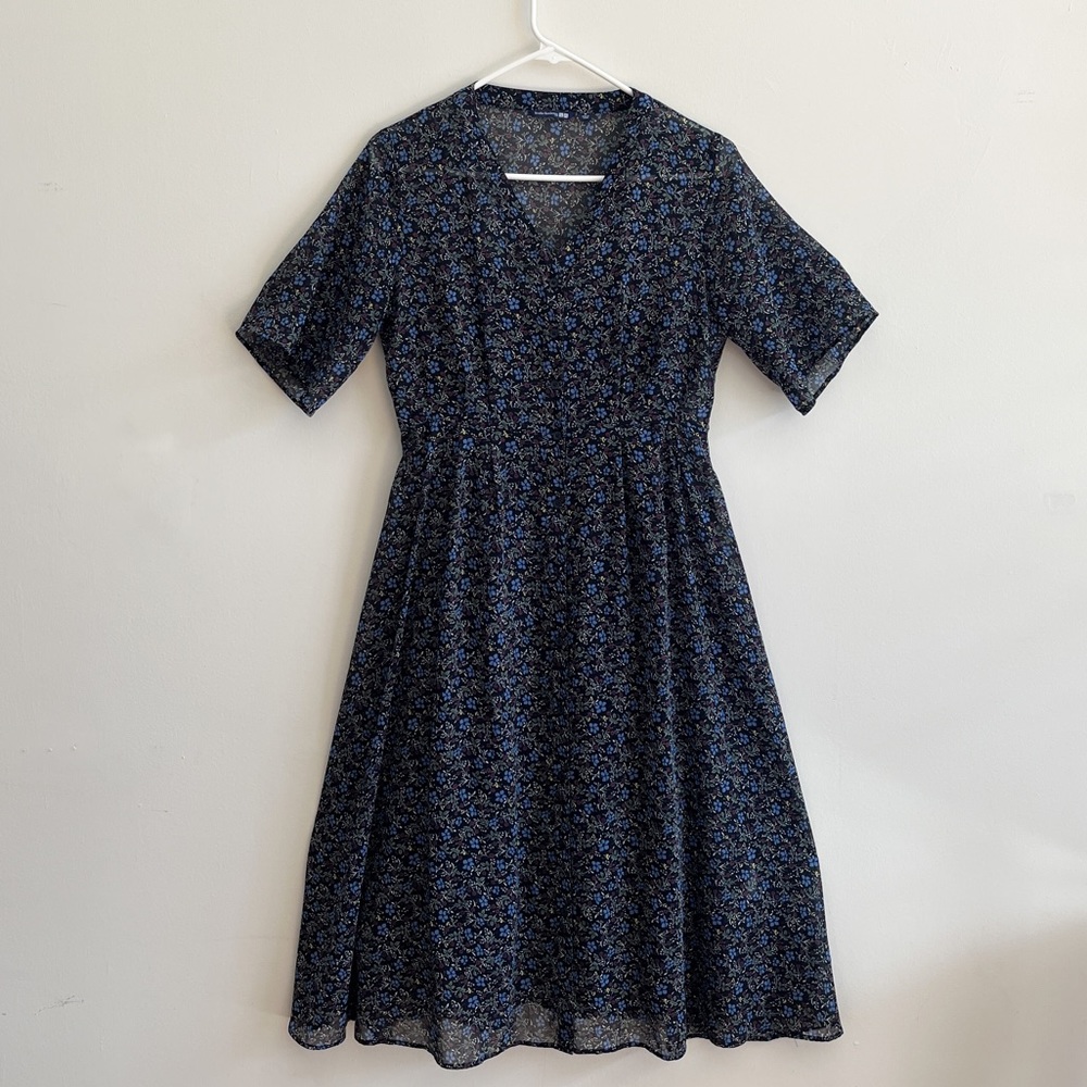 Uniqlo Japan Midi Floral Dress